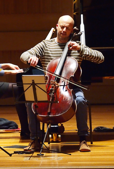 Tim Nankervis rehearsing